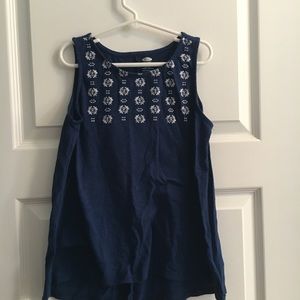 Old Navy girls Blue tank top